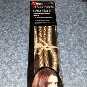 Light Blonde Clip-In Braids Extensions